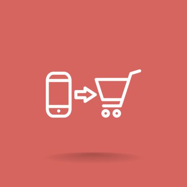 bir cep telefonu satın alma simgesi