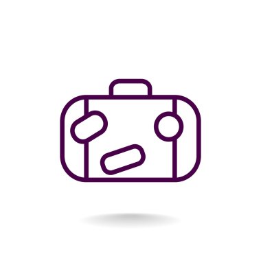 turist çanta simgesi