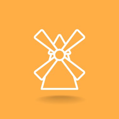 Tarım yel değirmeni simgesi