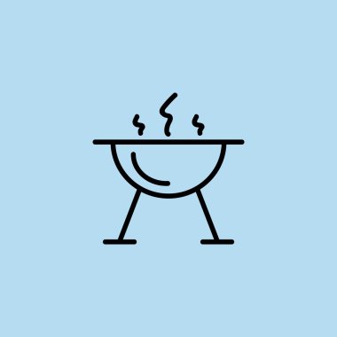 mangal barbekü simgesi