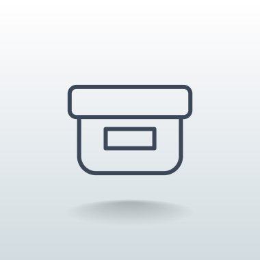 yiyecek kabı simgesi