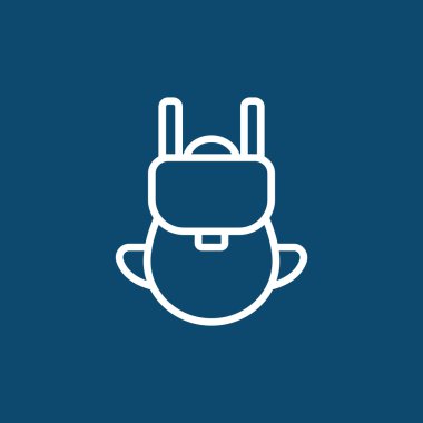 turist sırt çantası simgesini