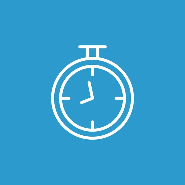 Overzicht stopwatch pictogram — Stockvector