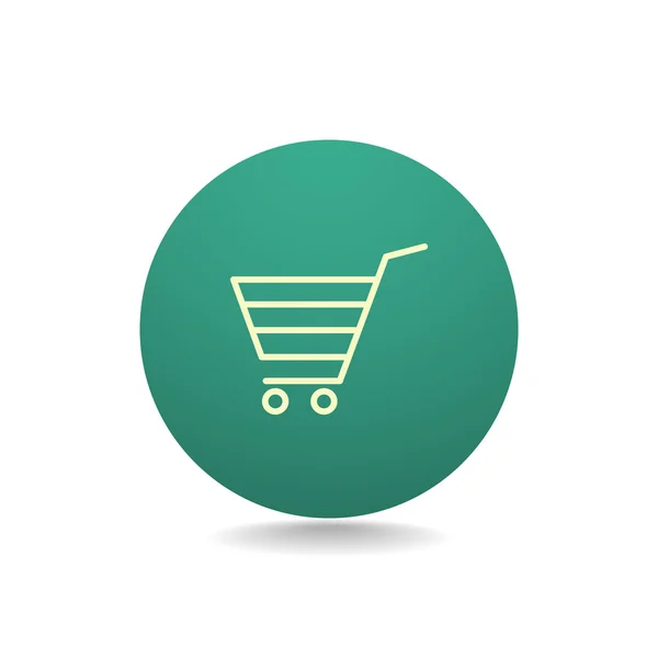 Shopping cart icon — Stock Vector