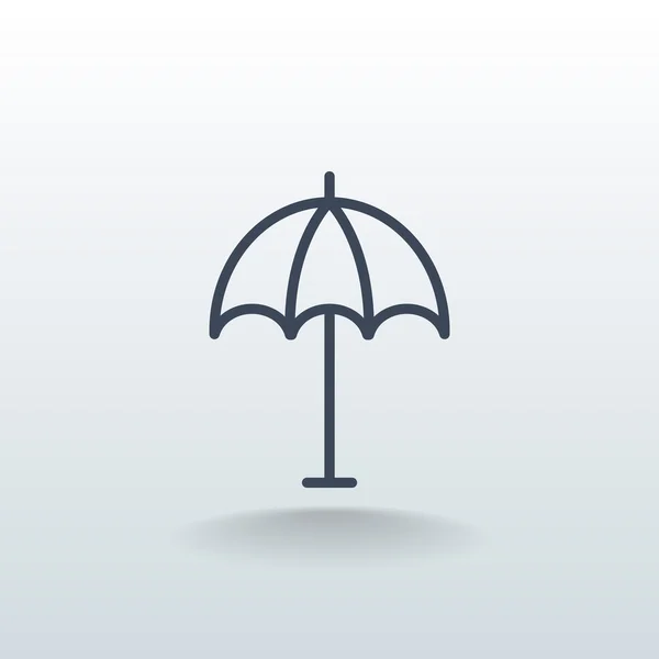 Beach umbrella icon — Stock Vector