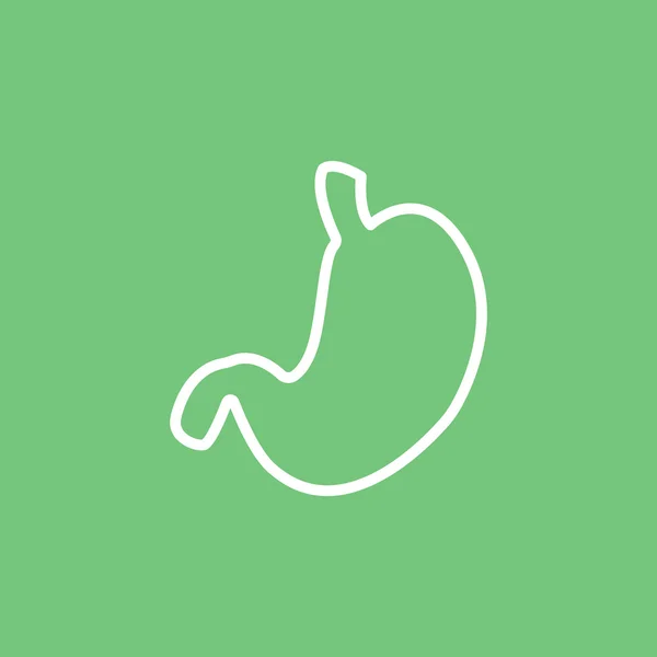 Icono del órgano del estómago humano — Vector de stock