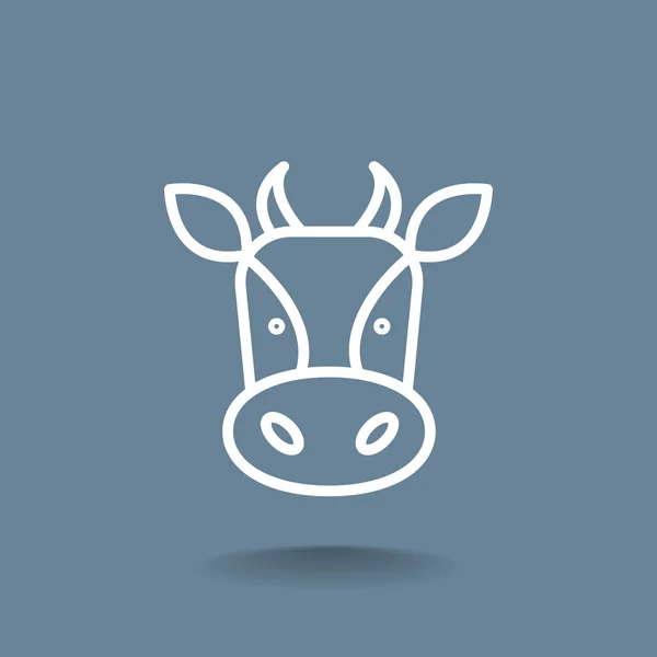 Ícone de vaca leiteira —  Vetores de Stock