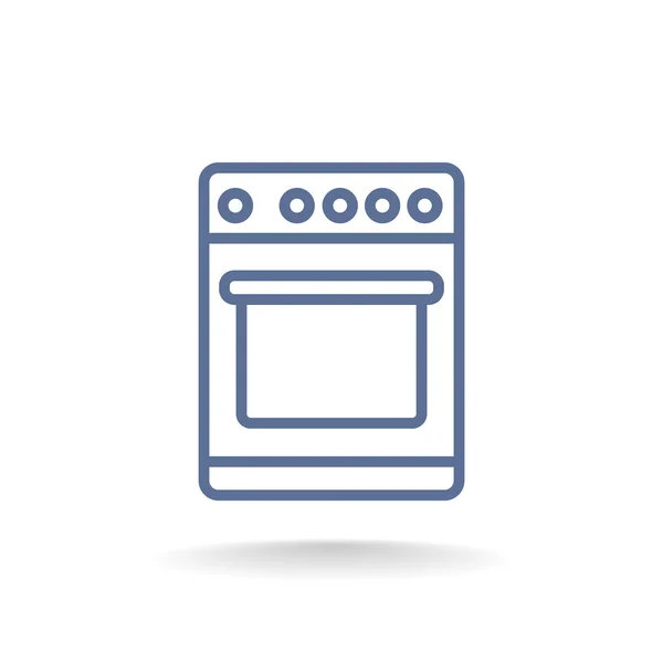 Kitchen stove icon — Stock Vector