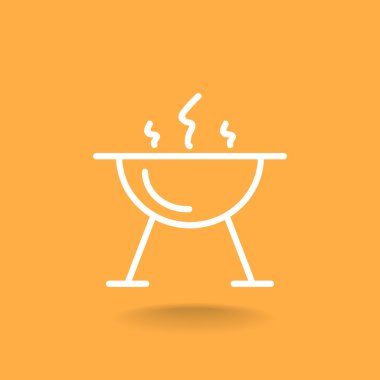 mangal barbekü simgesi