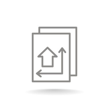 İnşaat planı simgesi