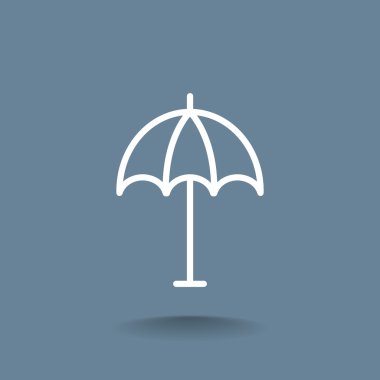 Plaj Şemsiyesi Simgesi