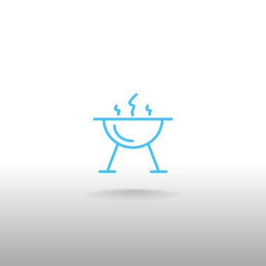 mangal barbekü simgesi