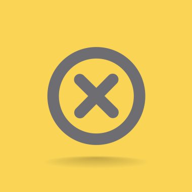 Yanlış işareti simgesi