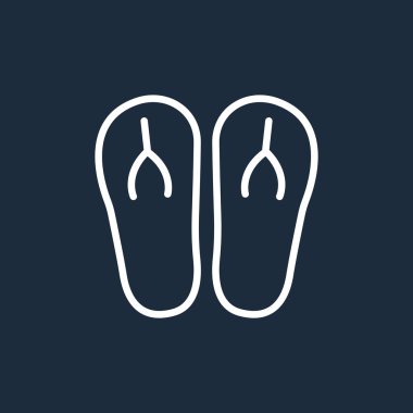 plaj terlikleri simgesi 