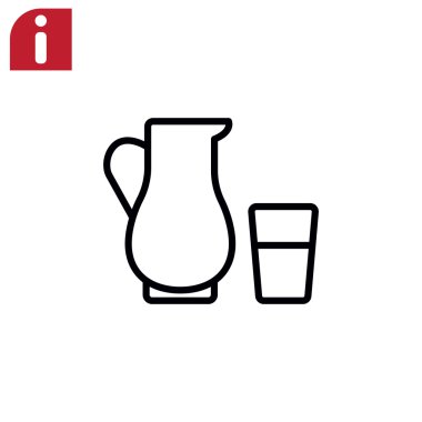 Süt simgesi sürahi