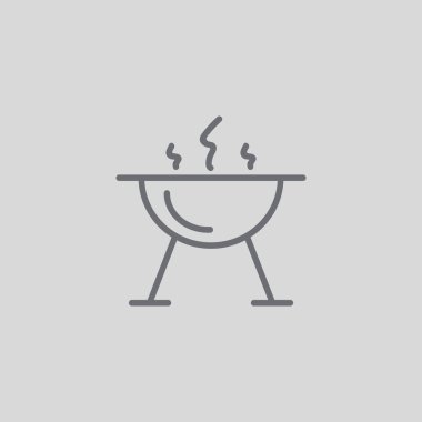 mangal barbekü simgesi