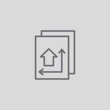 İnşaat planı simgesi