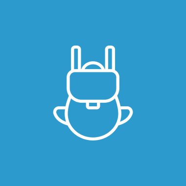 turist sırt çantası simgesini