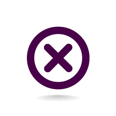 Yanlış işareti simgesi