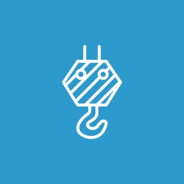 Piktogram vinç kanca simgesinin