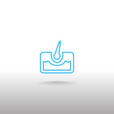 insan saçı simgesi