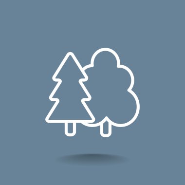 Orman ağaçları simgesi