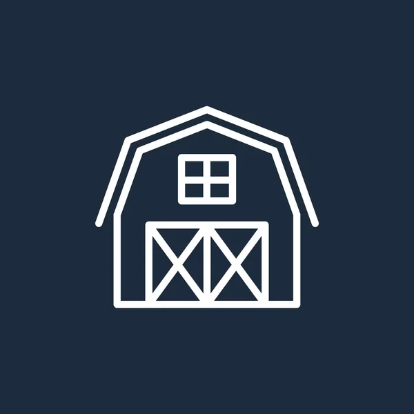 Platte hangar pictogram — Stockvector