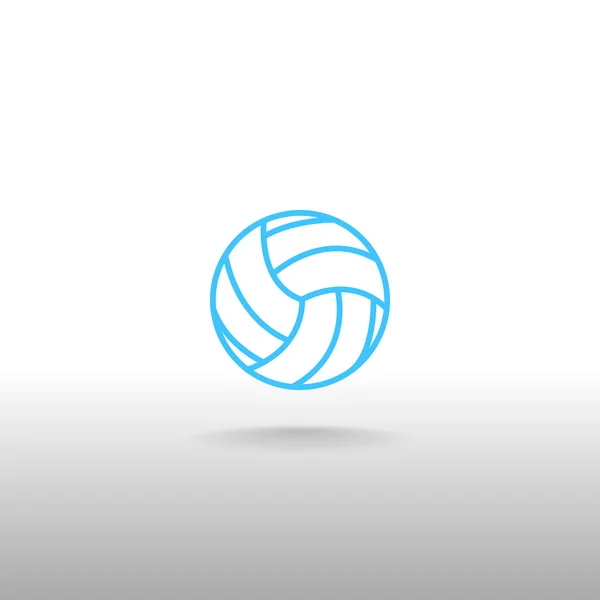 Волейбол м'ячем значок — стоковий вектор