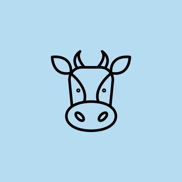 Γάλα αγελάδας εικονίδιο — Διανυσματικό Αρχείο