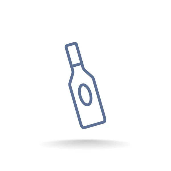 Glass bottle icon — Stock Vector