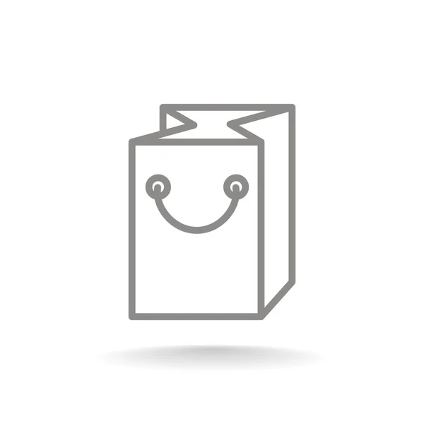 Verpackungssymbol für Einkäufe — Stockvektor