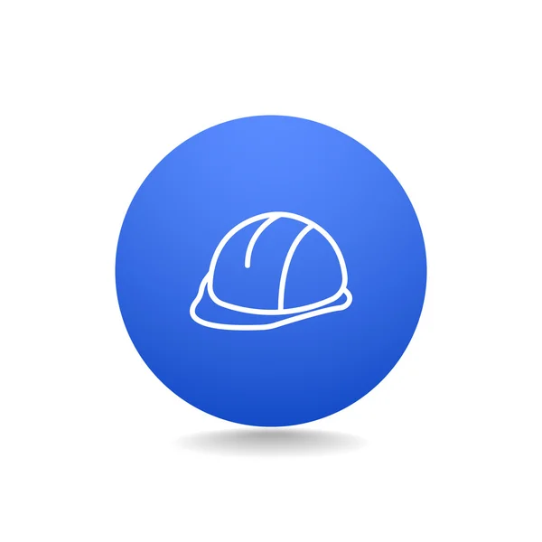 Ícone capacete de construção — Vetor de Stock