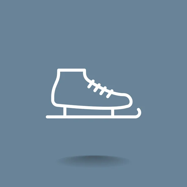 Symbole de patinage artistique . — Image vectorielle