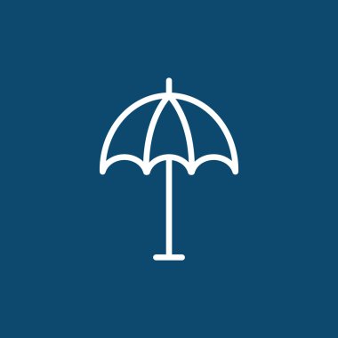 Plaj Şemsiyesi Simgesi