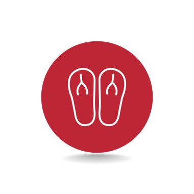 plaj terlikleri simgesi 