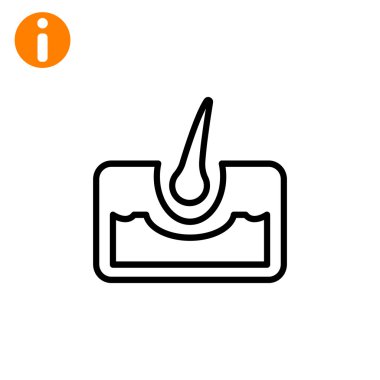 insan saçı simgesi