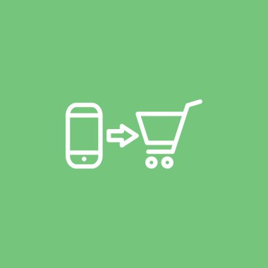 bir cep telefonu satın alma simgesi