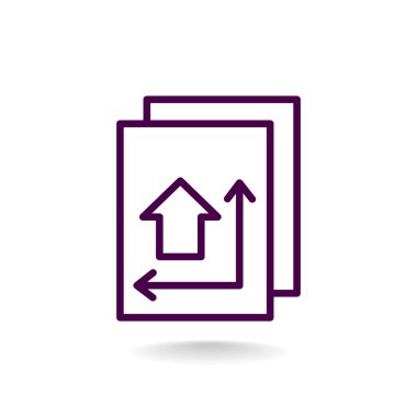 İnşaat planı simgesi