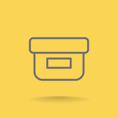 yiyecek kabı simgesi