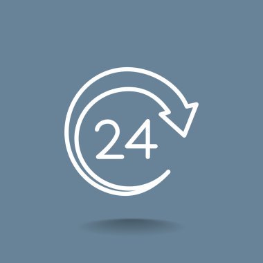 24 saat simgesi