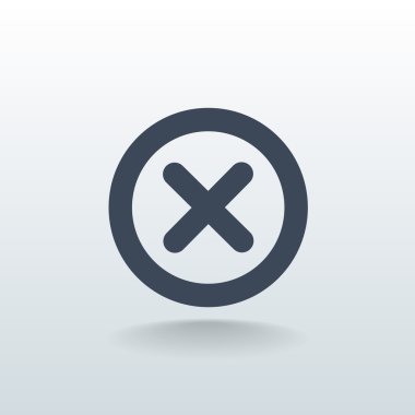 Yanlış işareti simgesi