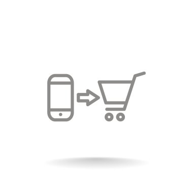 bir cep telefonu satın alma simgesi