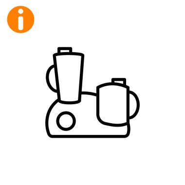 mutfak robotu simgesi