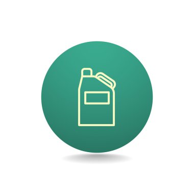 Bidon petrol simgesiyle