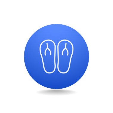 plaj terlikleri simgesi 