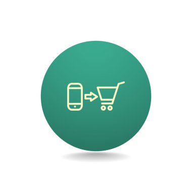 bir cep telefonu satın alma simgesi