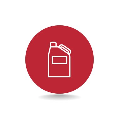 Bidon petrol simgesiyle