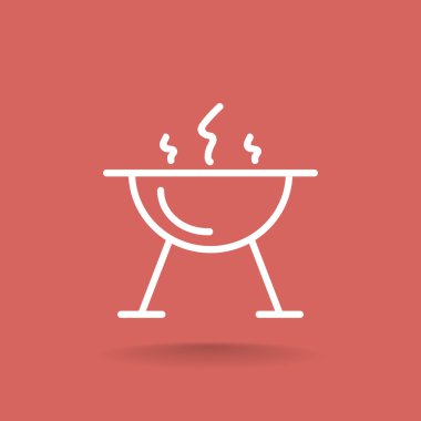 mangal barbekü simgesi