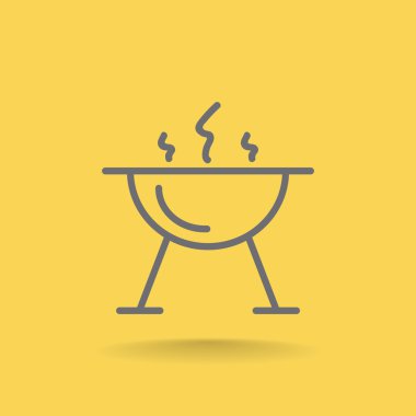 mangal barbekü simgesi