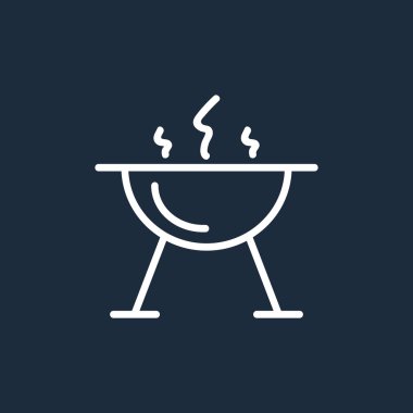 mangal barbekü simgesi